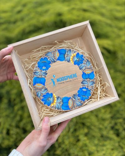 Тарілка з художнім розписом «Noosphere»